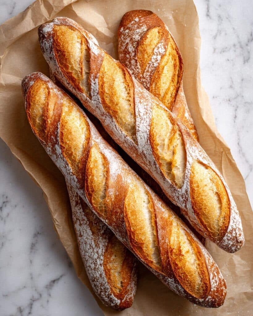 Easy Crusty Mini Baguettes Recipe