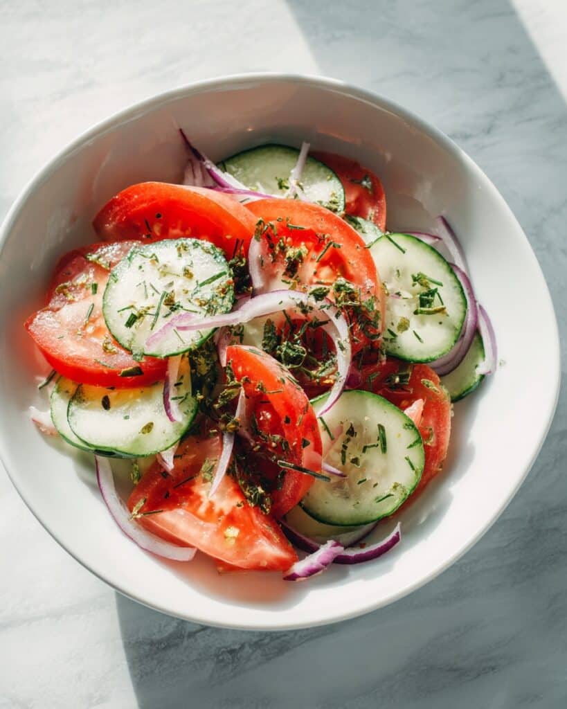 Italian Cucumber Salad Recipe