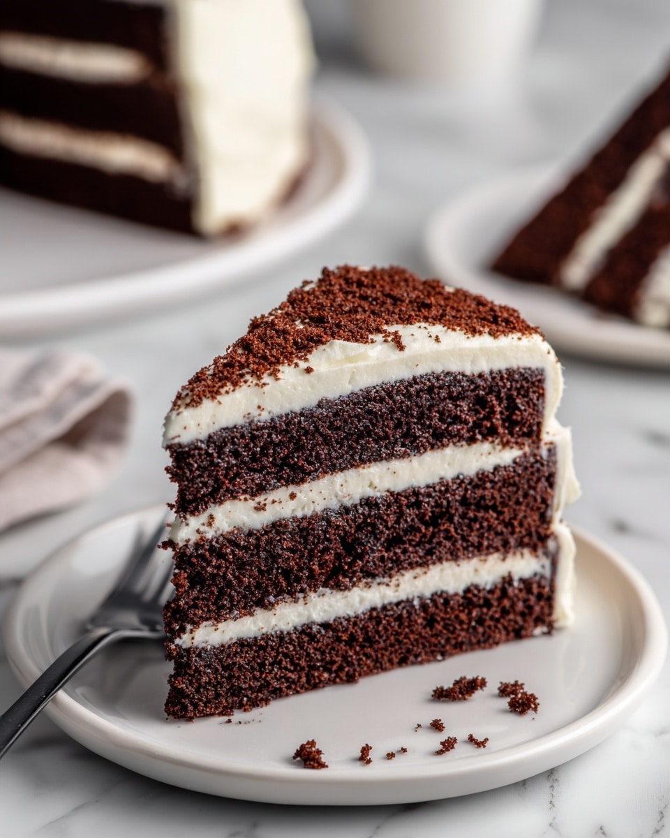 Chocolate Layer Cake with Cream Cheese Frosting Recipe