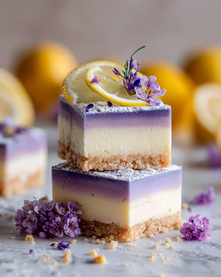 Lavender Lemon Cream Bars Recipe