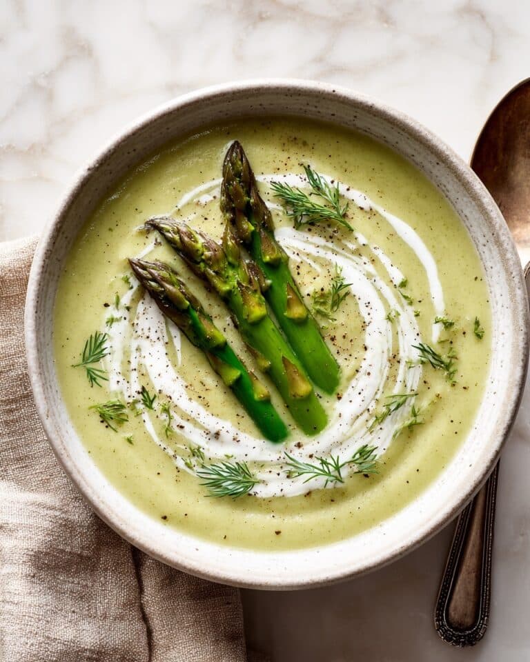 Quick Keto Cream of Asparagus Soup Recipe