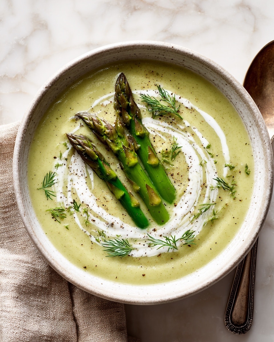 Quick Keto Cream of Asparagus Soup Recipe