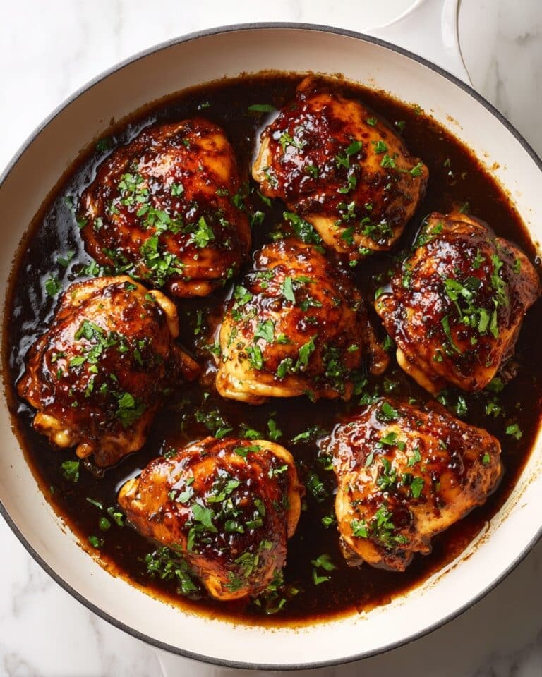 Sticky Apricot Chicken Thighs Recipe