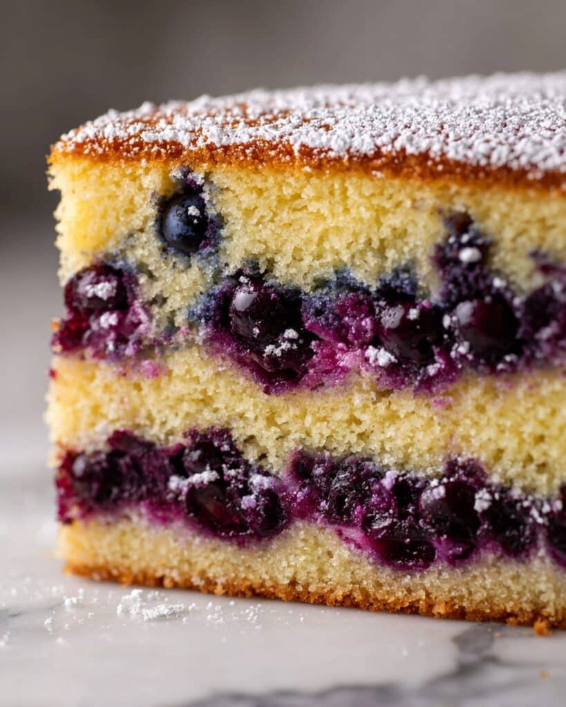 Juicy Blueberry Bread with Crackly Sugar Top Recipe