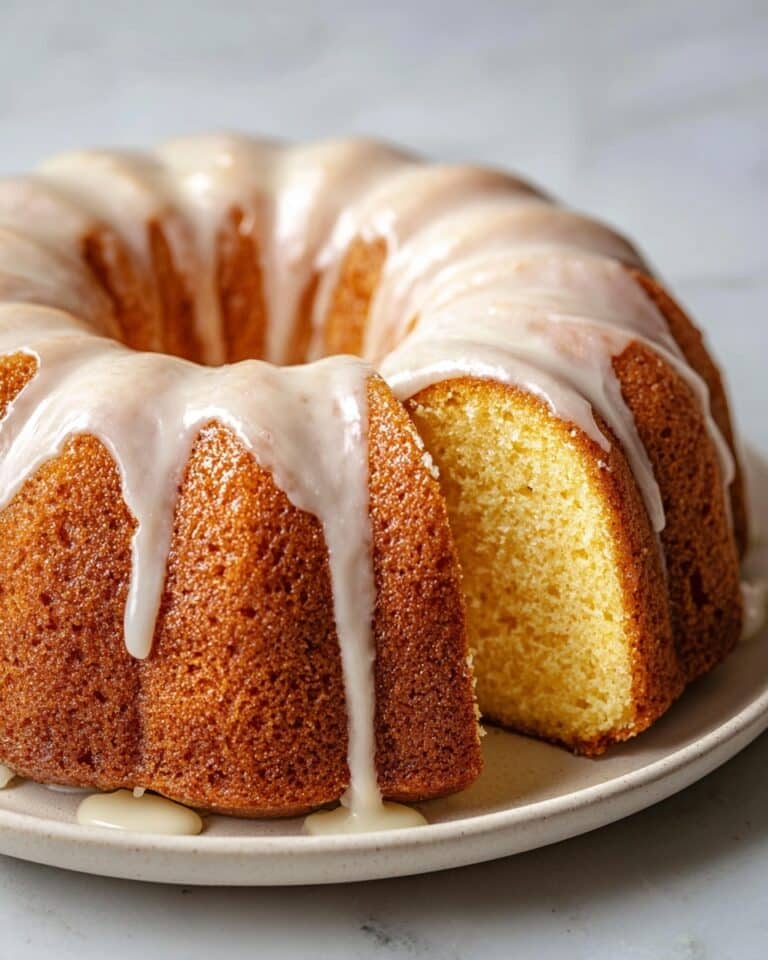 Glazed Lemon Yellow Squash Cake Recipe