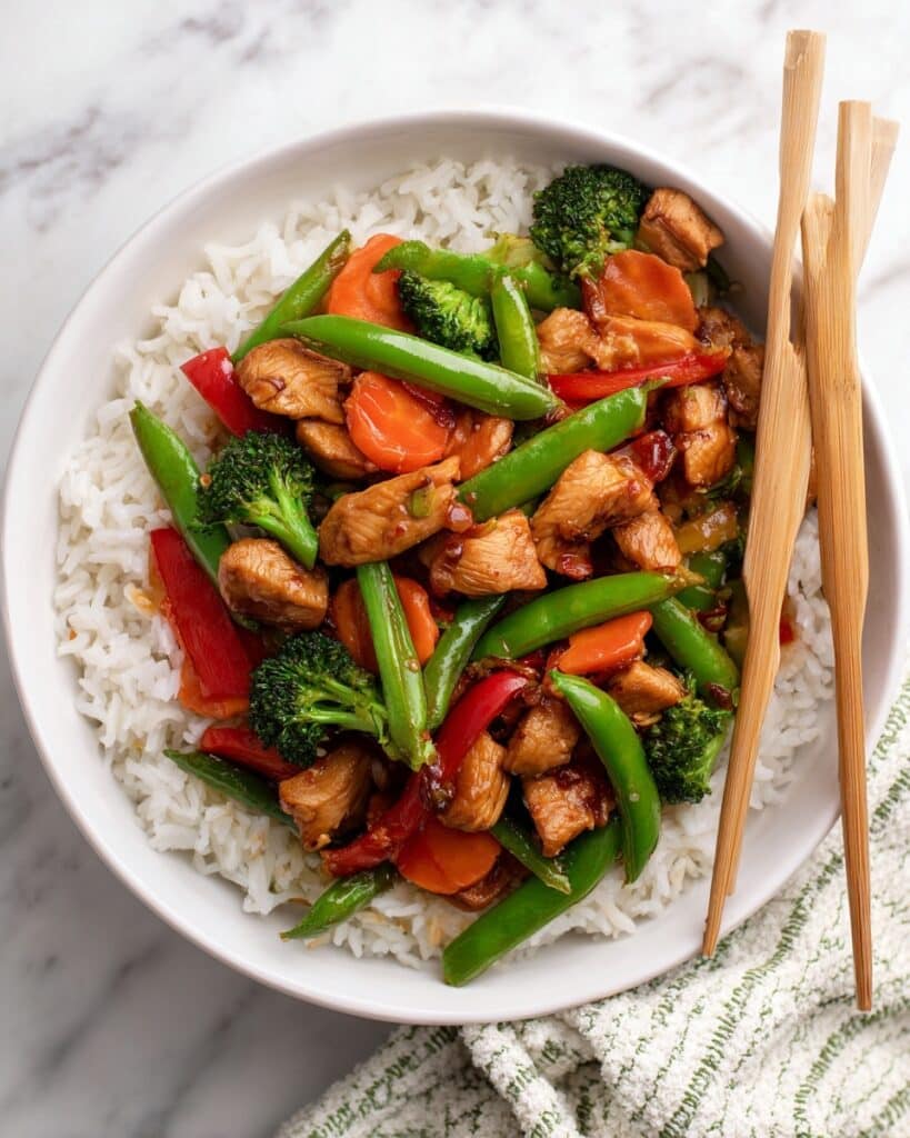Garlic Honey Chicken Stir Fry Recipe