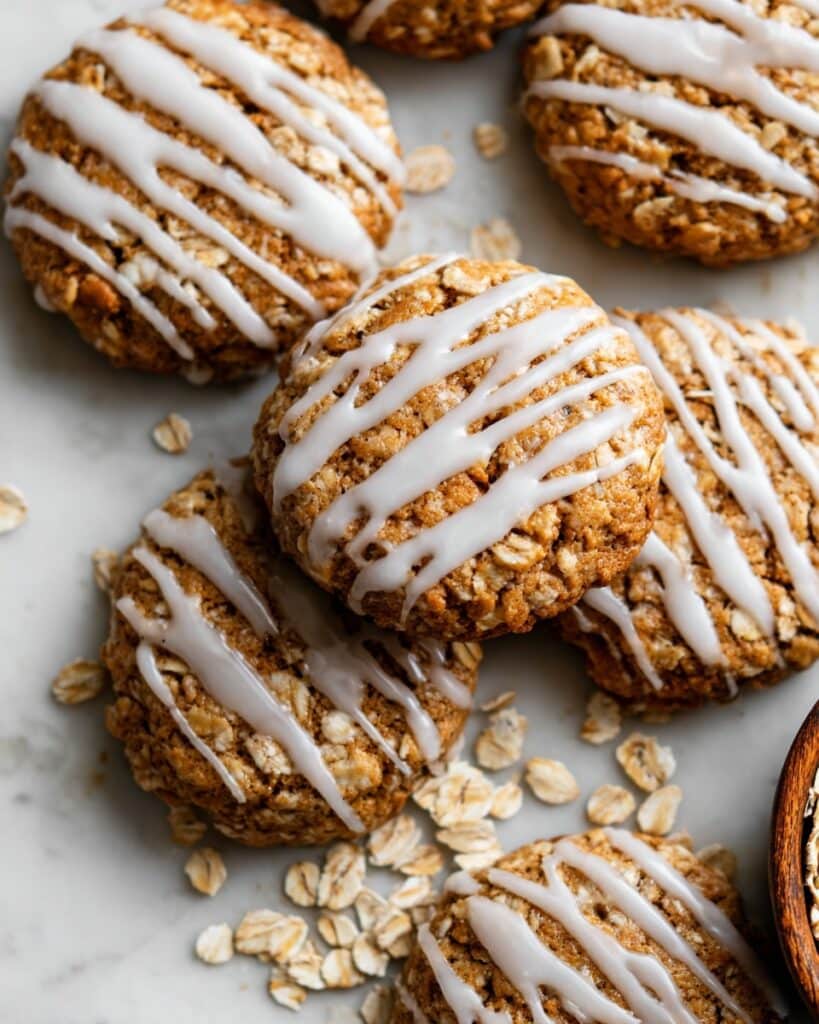 Iced Oatmeal Cookies Recipe