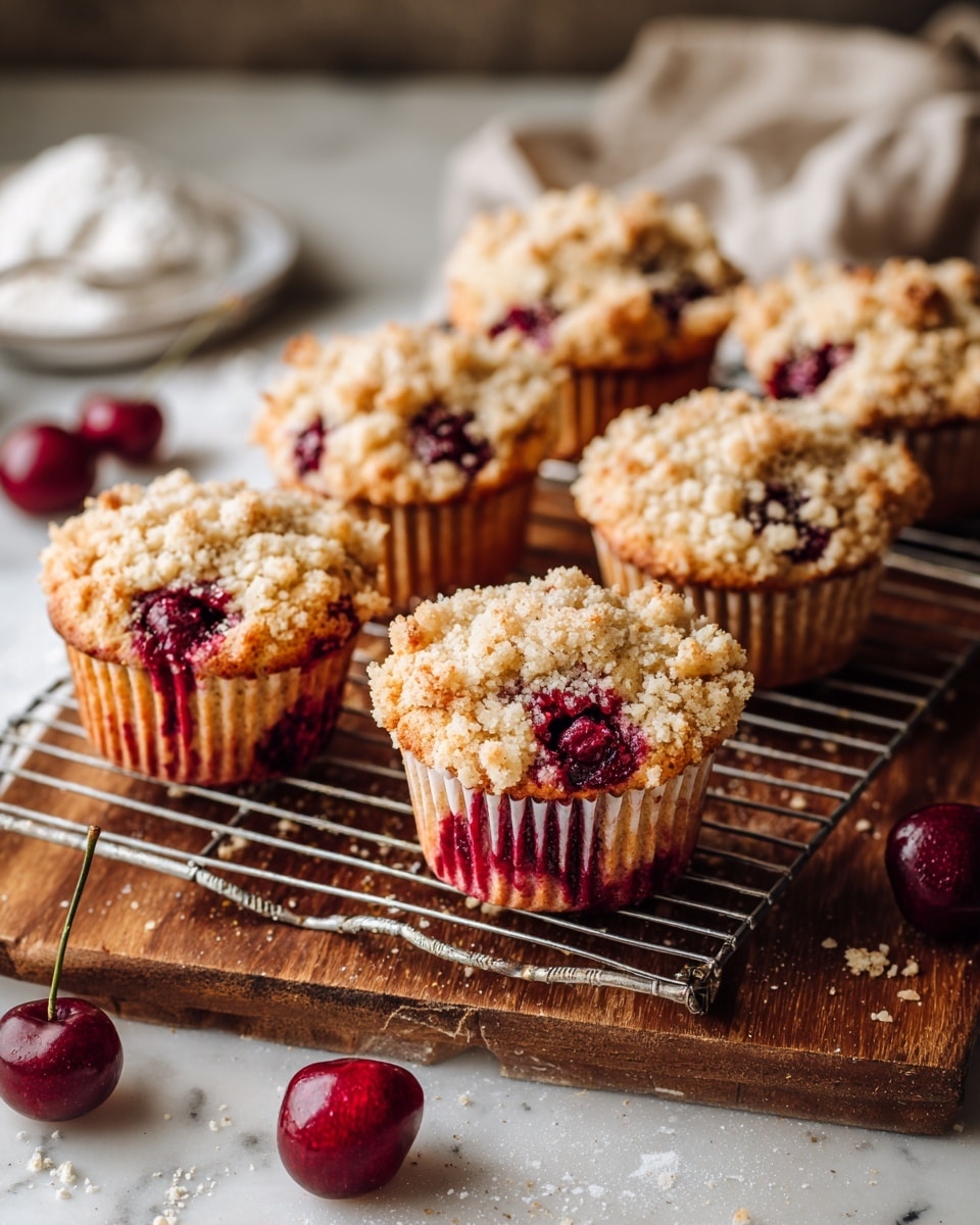 Cherry Cobbler Muffins Made Easy Recipe