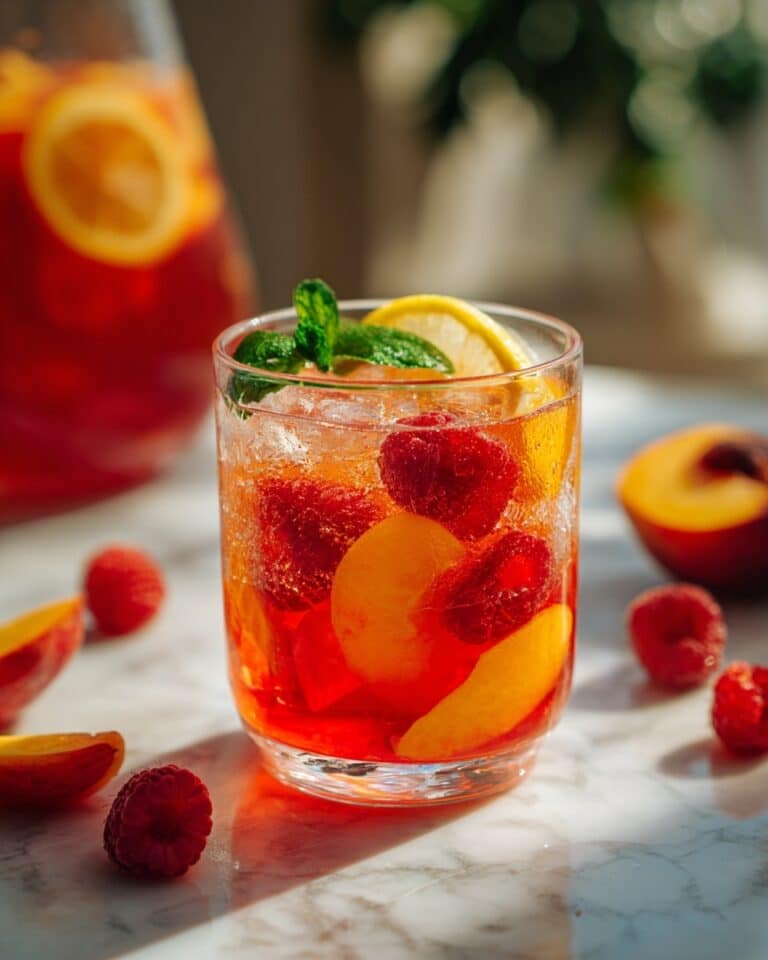 Raspberry Peach Lemonade Recipe