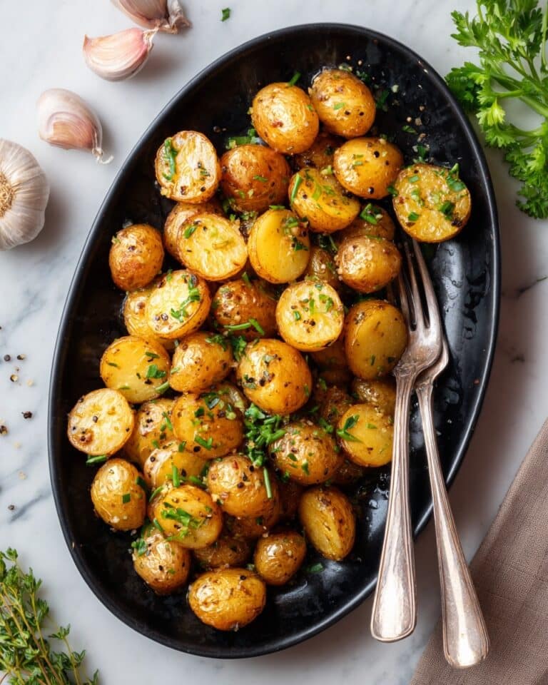 Crispy Roasted Baby Potatoes (Easy Oven Recipe) Recipe