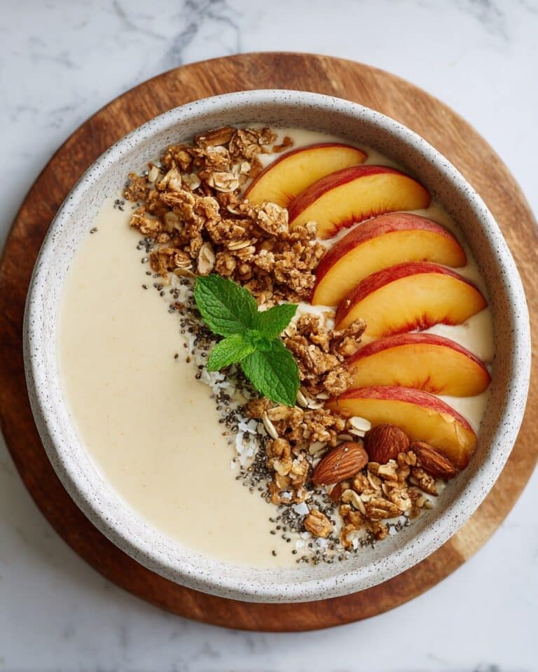 Peach & Cream Smoothie Bowl Recipe