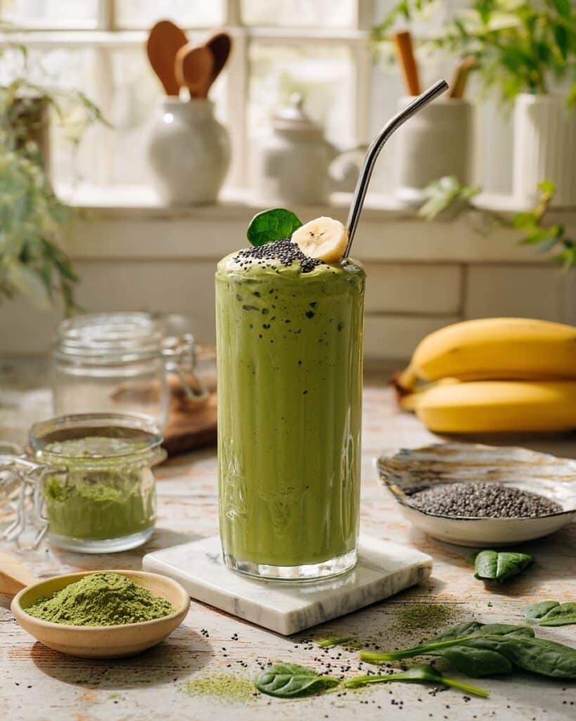 Green Tea and Spinach Smoothie Recipe