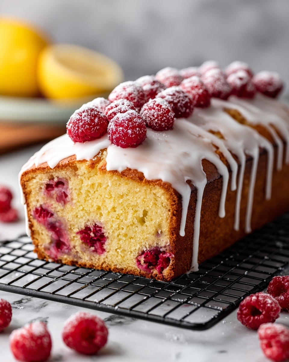 Lemon Raspberry Loaf Cake Recipe