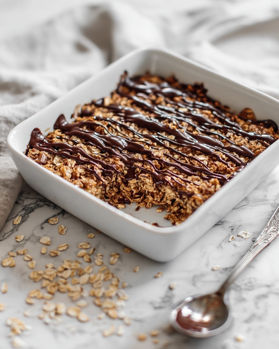 No Bake Chocolate Oatmeal Bars Recipe