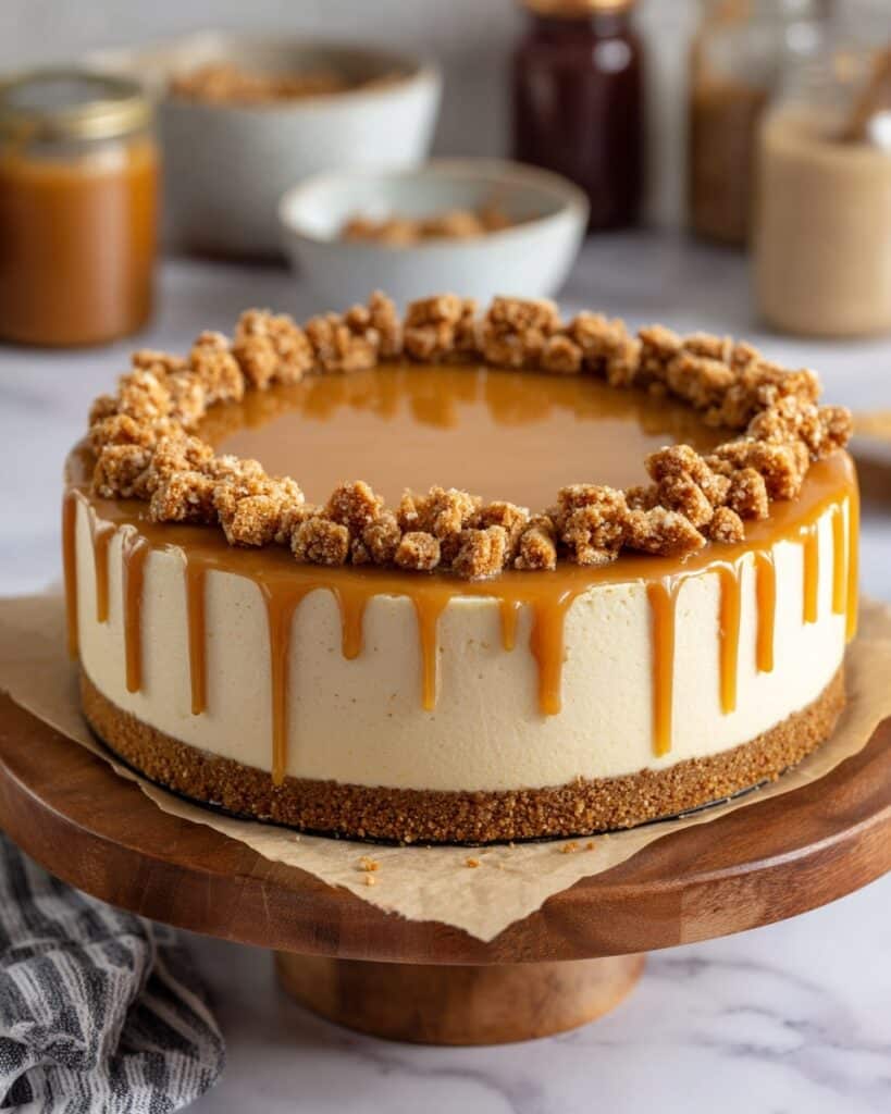 No Bake Biscoff Cheesecake Recipe