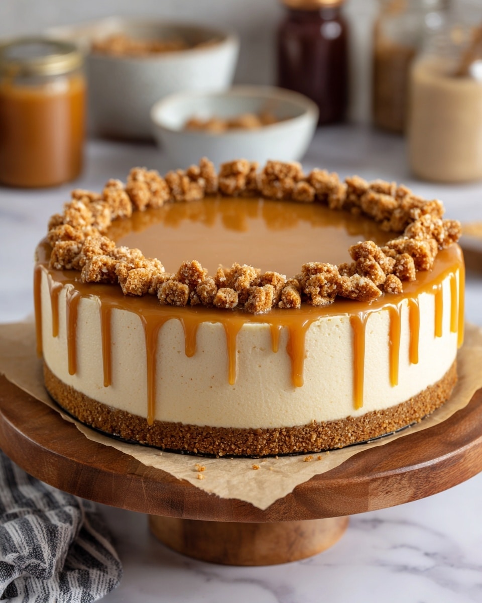 No Bake Biscoff Cheesecake Recipe