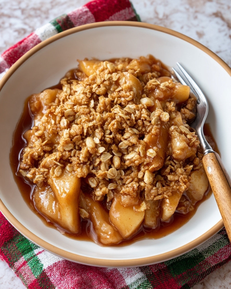 Slow Cooker Apple Crisp Recipe