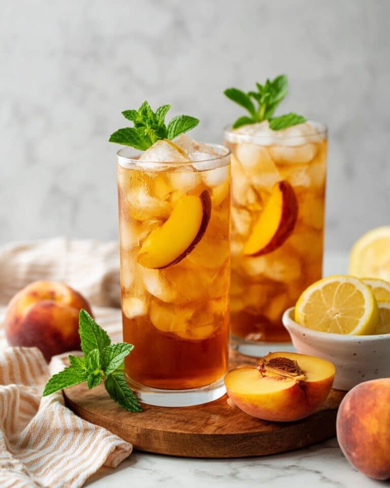 Easy and Refreshing Peach Iced Tea Recipe