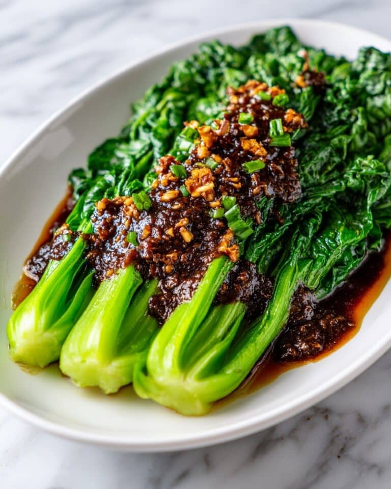 10-min. Easy Chinese Garlic Yu Choy Recipe
