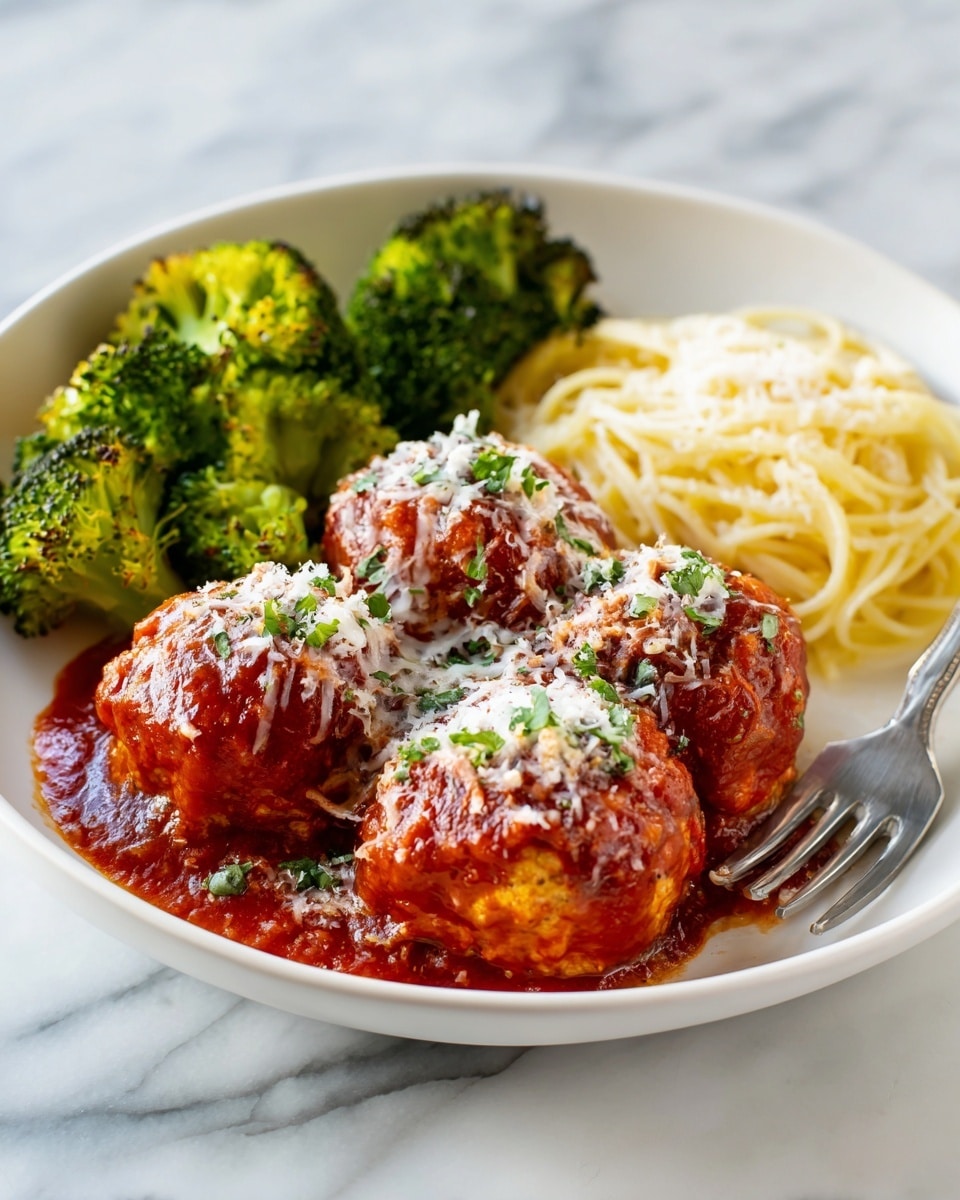 Baked Spinach Feta Turkey Meatballs Recipe
