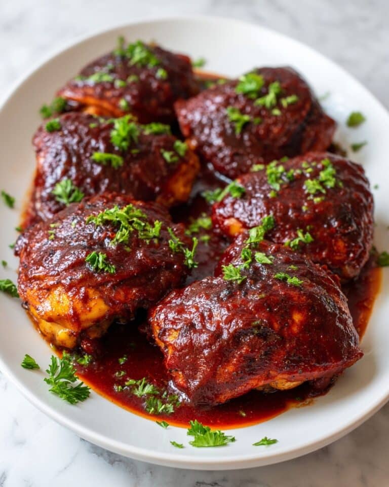 Baked BBQ Chicken Thighs Recipe