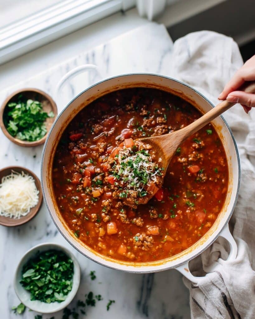 Easy Lasagna Soup Recipe