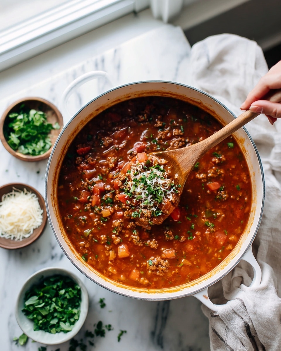 Easy Lasagna Soup Recipe