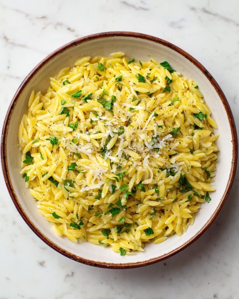 Garlic Butter Orzo Recipe