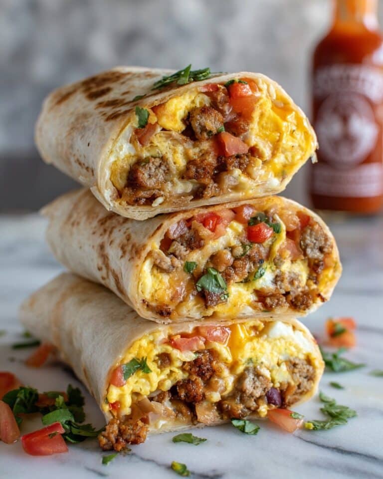 Freezer Breakfast Burritos Recipe