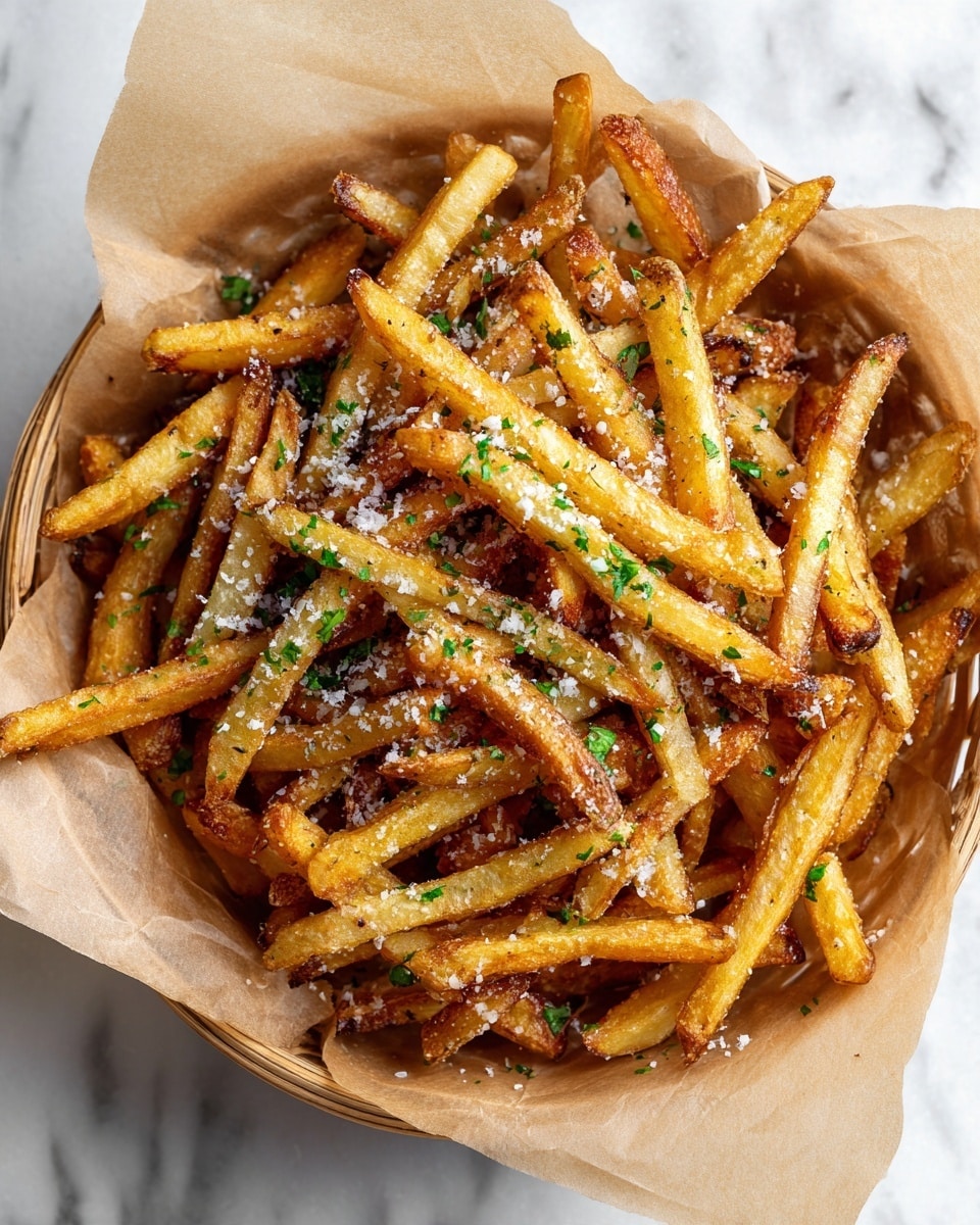 Crispy Air Fryer Garlic Parmesan Fries Recipe