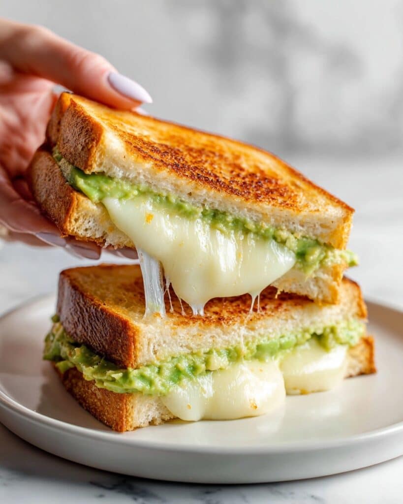Creamy Avocado Grilled Cheese Recipe