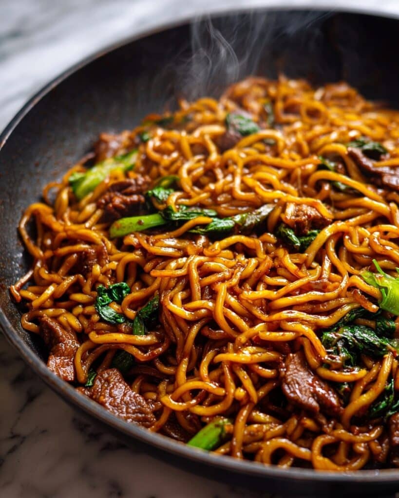 Easy Black Pepper Beef Udon Noodles in 15 Minutes Recipe