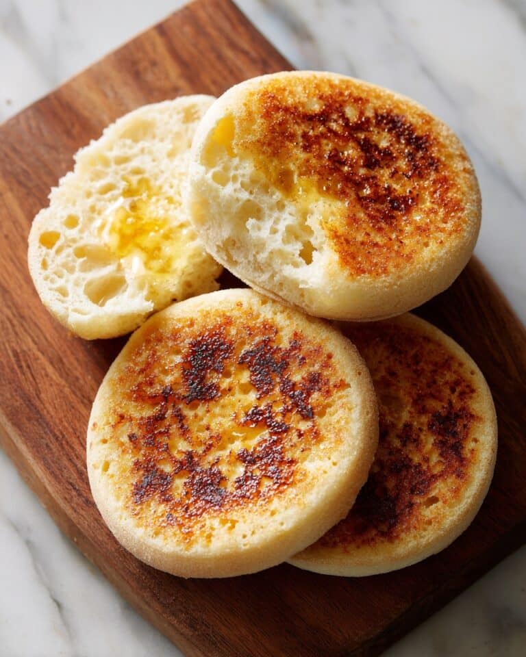 Homemade English Muffins with Perfect Nooks and Crannies Recipe