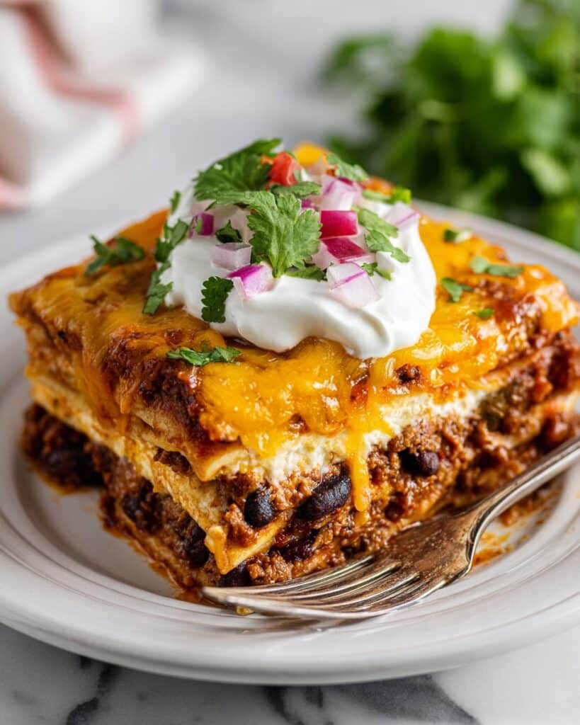 Taco Lasagna Bake Recipe