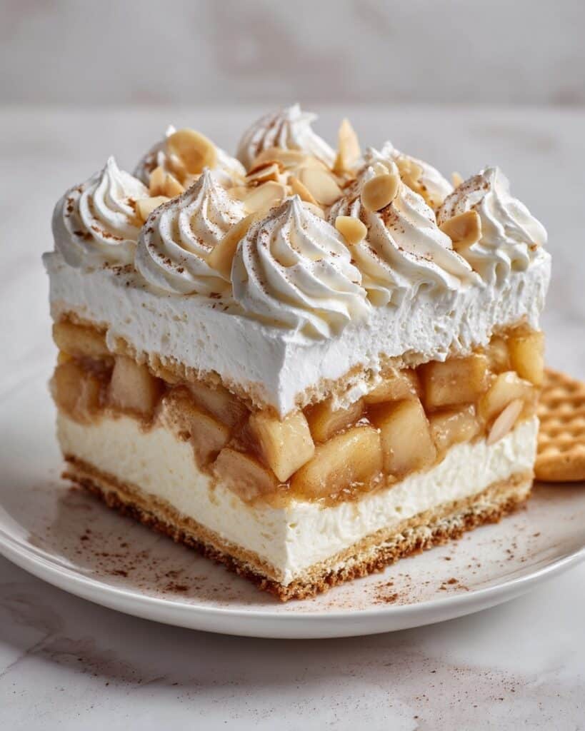 Baked Apple Tiramisu with Speculoos (Egg-Free Christmas Dessert) Recipe