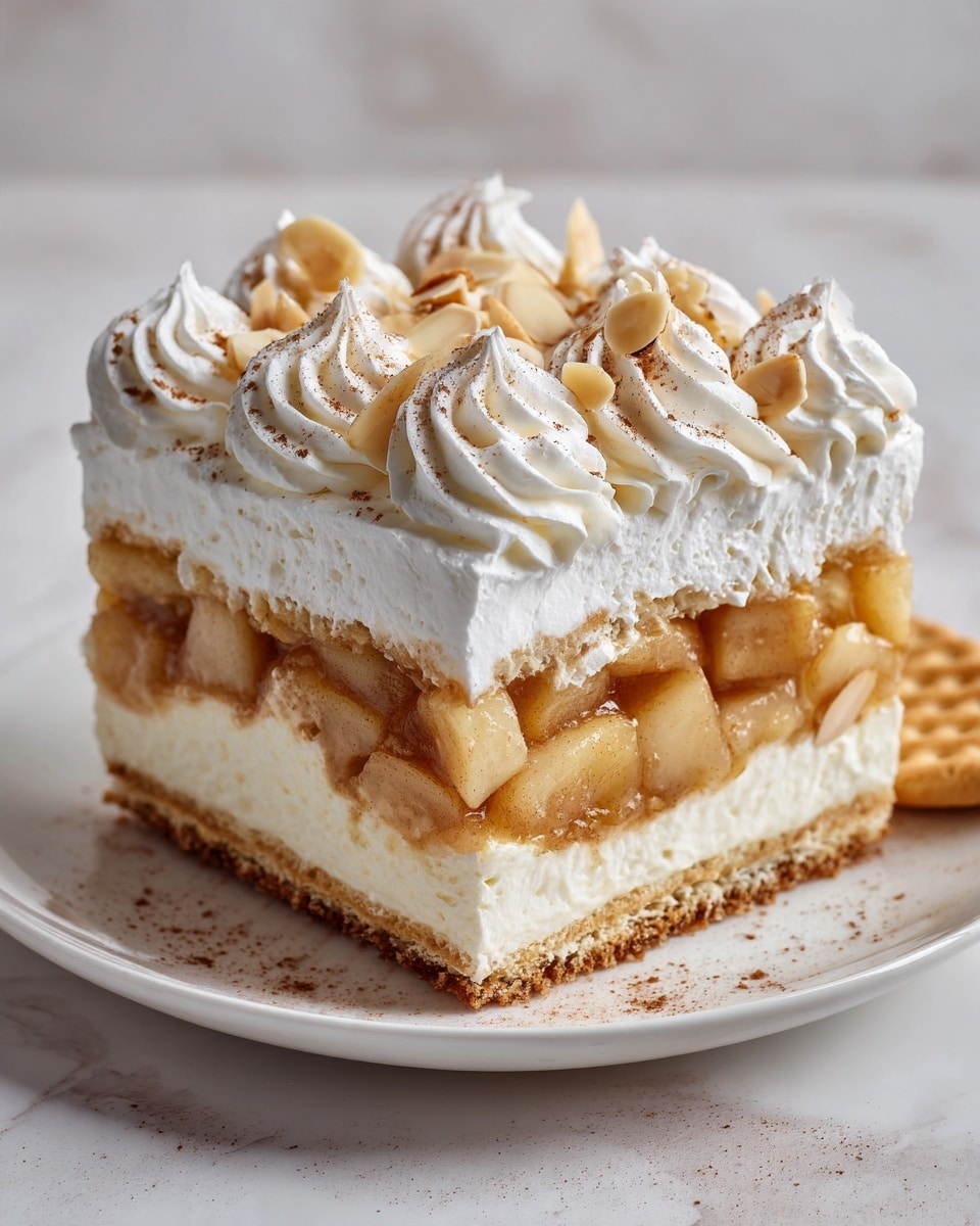 Baked Apple Tiramisu with Speculoos (Egg-Free Christmas Dessert) Recipe