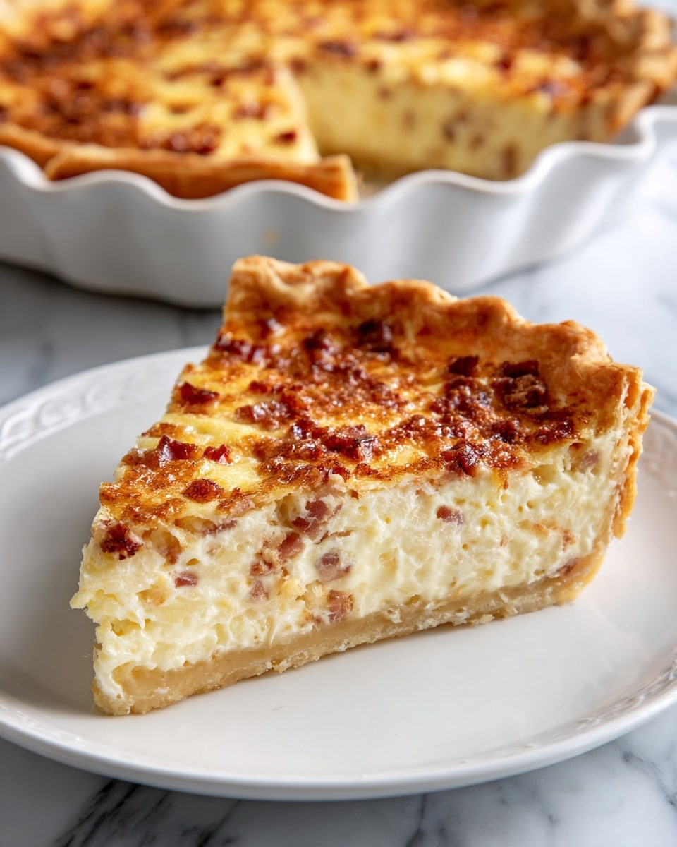 Flaky Bacon and Cheese Quiche Recipe