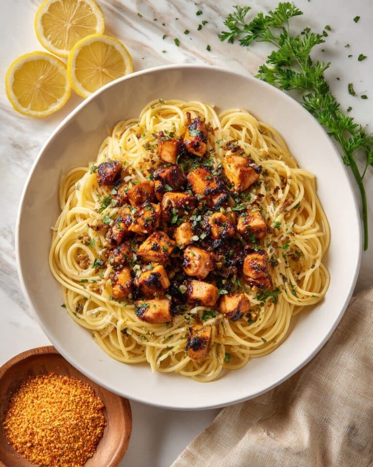 Cowboy Butter Chicken Pasta Linguine Recipe